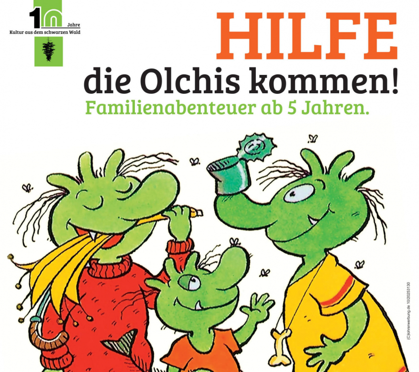 F23-Kindertheater: „Hilfe, die Olchis kommen“ - Regionentheater - Familienabenteuer ab fünf Jahren