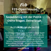Speeddating mit der Politik – Deine Fragen. Deine Stadt.